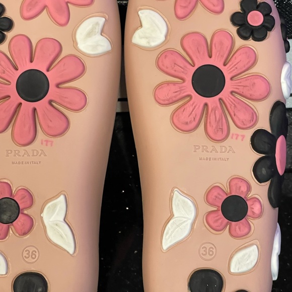 Prada Flower Rubber Pool Slides - Picture 8 of 8